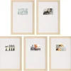Gallery Wall Frames-Kirkland's Home Natural Offset Mat 4X6 5-Pc. Gallery Wall Set Tan