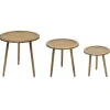 Accent & End Tables-Kirkland's Home Natural Rat Tripod Accent Tables, Set Of 3 Tan
