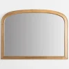 Decorative Mirrors-Kirkland's Home Natural Rounded Arch Wood Wall Mirror