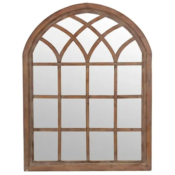 Decorative Mirrors-Kirkland's Home Natural Sadie Arch Mirror Brown