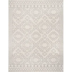 Outdoor Rugs-Kirkland's Home Natural Sand Dollar Outdoor Accent Rug Tan/Ivory