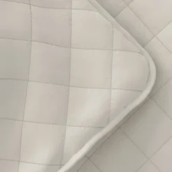 Quilts-Kirkland's Home Natural Stitched Diamond 3-Pc. Queen Quilt Set Ivory