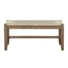Benches & Ottomans-Kirkland's Home Natural Twisted Seagrass And Wood Bench Tan