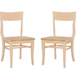 Dining Chairs-Kirkland's Home Natural Wave Frame Dining Chairs, Set Of 2 Tan