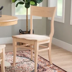 Dining Chairs-Kirkland's Home Natural Wave Frame Dining Chairs, Set Of 2 Tan
