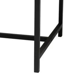 Nightstands-Kirkland's Home Natural Wood And Metal 1-Drawer Nights D Tan
