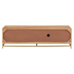 Tv Stands & Media Consoles-Kirkland's Home Natural Wood And Rat Tv S D Tan