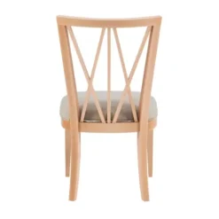 Dining Chairs-Kirkland's Home Natural Wood Architectural Dining Chairs, Set Of 2 Tan