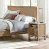 Nightstands-Kirkland's Home Natural Wood Grain Open Storage Nights D Tan