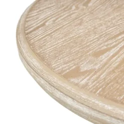 Accent & End Tables-Kirkland's Home Natural Wood Pedestal Martha Stewart Accent Table