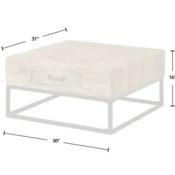 Coffee Tables-Kirkland's Home Natural Wood Plank Top Coffee Table Tan