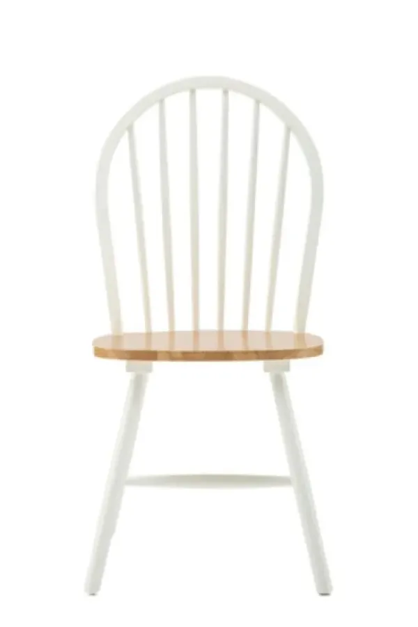 Dining Chairs-Kirkland's Home Natural Wooden Dining Chairs, Set Of 2 White