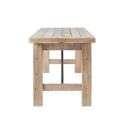 Benches & Ottomans-Kirkland's Home Natural Wooden Sonoma Dining Bench Tan
