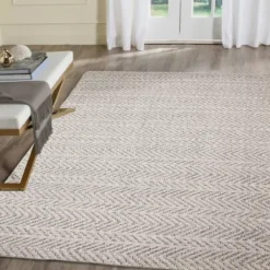 Outdoor Rugs-Kirkland's Home Natural Woven Outdoor Area Rug, 5X7 Tan