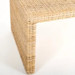 Coffee Tables-Kirkland's Home Natural Woven Rat Coffee Table Tan