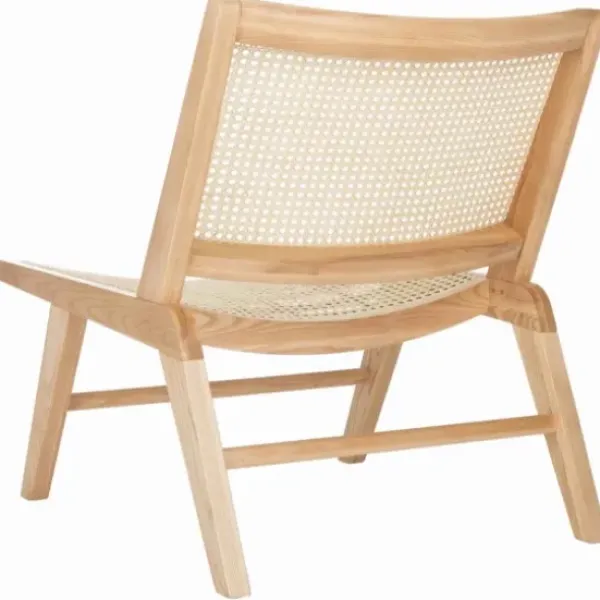 Accent Chairs-Kirkland's Home Natural Woven Rat Low-Slung Accent Chair Tan