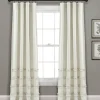Curtains & Drapes-Kirkland's Home Natural Woven Single Curtain Panel, 84 In. Tan