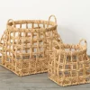Baskets & Boxes-Kirkland's Home Natural Woven Water Hyacinth Baskets, Set Of 2 Tan