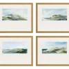 Framed Art-Kirkland's Home Nature'S Peace Framed Art Prints, Set Of 4 Green/Blue