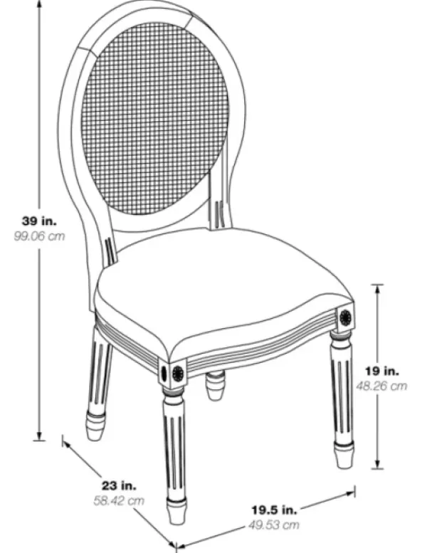 Dining Chairs-Kirkland's Home Navy And Brown Cane Oval Back Dining Chair Blue
