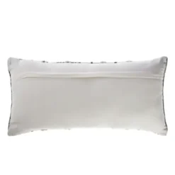 Pillows-Kirkland's Home Navy And White Braided Accent Pillow Blue