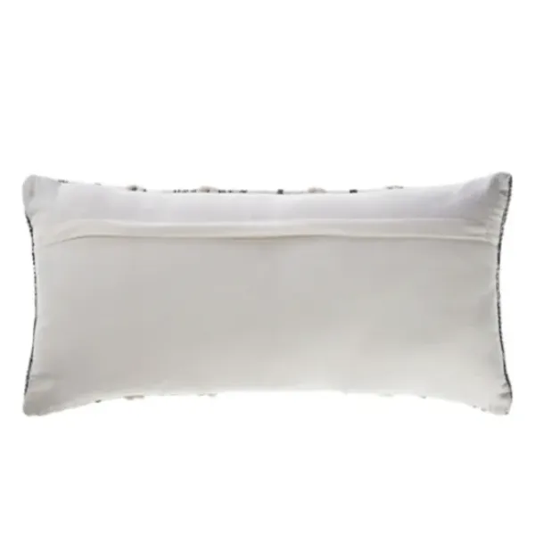 Pillows-Kirkland's Home Navy And White Braided Accent Pillow Blue