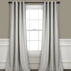 Curtains & Drapes-Kirkland's Home Navy Blackout Curtain Panel Set, 108 In. Blue