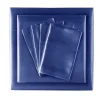 Bed Sheets-Kirkland's Home Navy Blue Satin 6-Pc. California King Sheet Set Gray