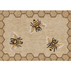 Outdoor Rugs-Kirkland's Home Navy Caden Outdoor Area Rug, 6X9 Blue/White