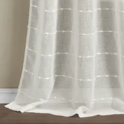 Curtains & Drapes-Kirkland's Home Navy Cape Cod Stripe Curtain Panel Set, 95 In. Blue/White