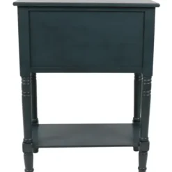 Console Tables-Kirkland's Home Navy 3-Drawer Console Table Blue