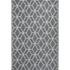 Outdoor Rugs-Kirkland's Home Navy Floral Burst Outdoor Area Rug, 5X7 Blue/Gray
