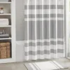 Shower Curtains-Kirkland's Home Navy Floral Cotton Shower Curtain Blue/Multi
