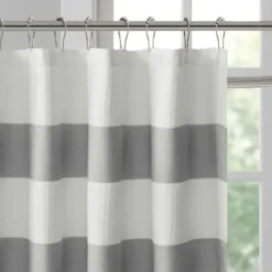 Shower Curtains-Kirkland's Home Navy Floral Cotton Shower Curtain Blue/Multi