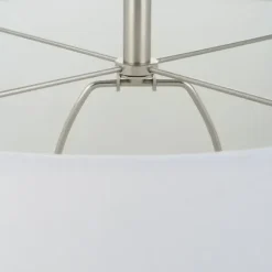 Table Lamps-Kirkland's Home Navy Glazed Ceramic Table Lamp White