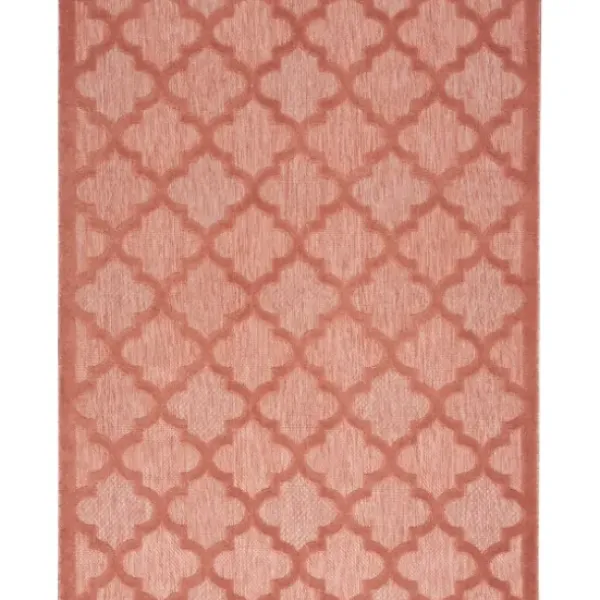 Outdoor Rugs-Kirkland's Home Navy Linear Macy Indoor/Outdoor Area Rug, 6X9 Blue