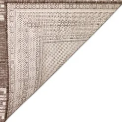 Outdoor Rugs-Kirkland's Home Navy Linear Macy Indoor/Outdoor Area Rug, 7X9 Blue