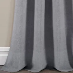Curtains & Drapes-Kirkland's Home Navy Nantucket Fringe Curtain Panel Set, 84 In. Blue/White