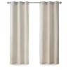 Curtains & Drapes-Kirkland's Home Navy Ombre Stripe Curtain Panel Set, 84 In. Blue/White