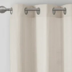 Curtains & Drapes-Kirkland's Home Navy Ombre Stripe Curtain Panel Set, 84 In. Blue/White