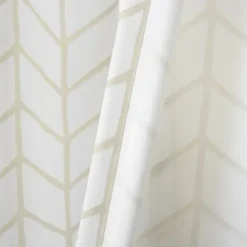 Curtains & Drapes-Kirkland's Home Navy Ombre Stripe Curtain Panel Set, 95 In. Blue/White