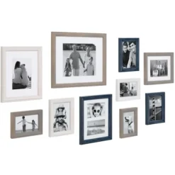Gallery Wall Frames-Kirkland's Home Navy 10-Pc. Gallery Wall Picture Frame Set