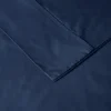 Bed Sheets-Kirkland's Home Navy Peached Percale 4-Pc. King Sheet Set Blue