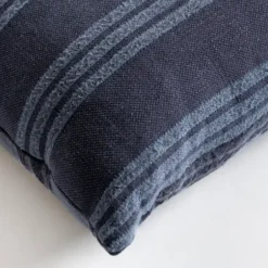 Pillows-Kirkland's Home Navy Providence Stripe Pillow Blue