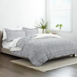 Duvets-Kirkland's Home Navy Rustic 3-Pc. Queen Duvet Cover Set Blue/White