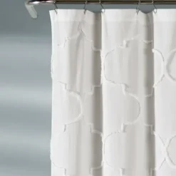 Shower Curtains-Kirkland's Home Navy Stripe Ombre Shower Curtain Blue
