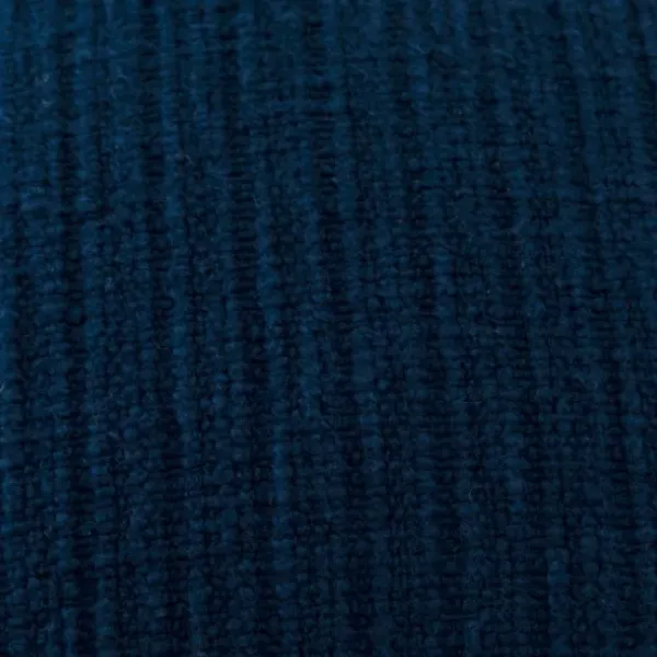 Pillows-Kirkland's Home Navy Subtle Striped Oversized Pillow Blue