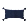 Pillows-Kirkland's Home Navy Textured Lumbar Pillow Blue