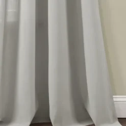 Curtains & Drapes-Kirkland's Home Navy Tucker Stripe Curtain Panel Set, 84 In. Blue