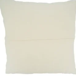 Pillows-Kirkland's Home Navy Woven Lines Cotton Pillow, 22 In. Blue/Ivory